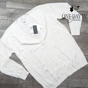 Magaschoni Cashmere Blend Cardigan Sweater Size M